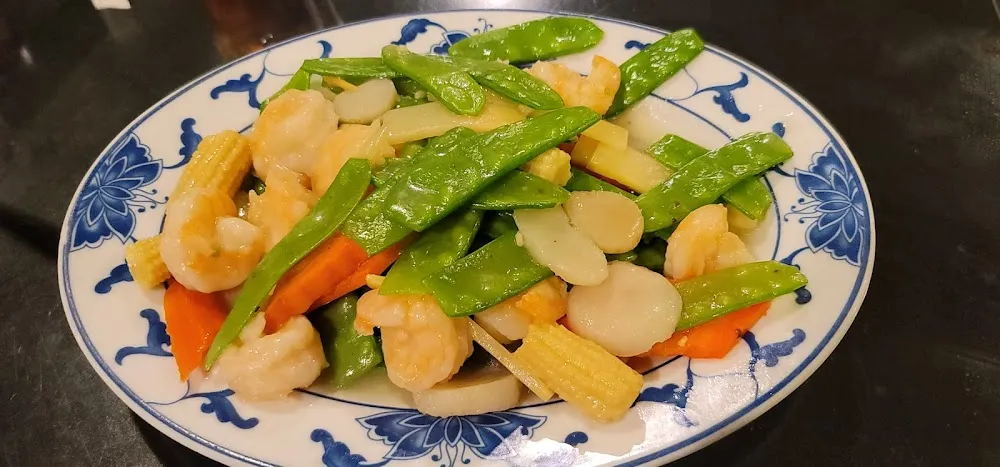 Shrimp with Snow Peas